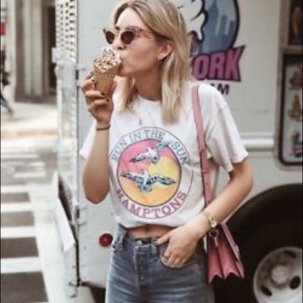 SOLD Brandy Melville John galt fun in the sun tee